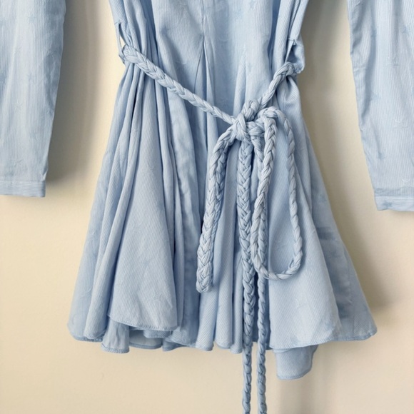 The Shirt Rochelle Behrens Jenica Dress XS Sky Blue NWOT - Picture 5 of 10